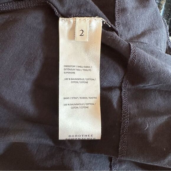 Dorothee Schumacher cotton navy blouse XS - Picture 5 of 7